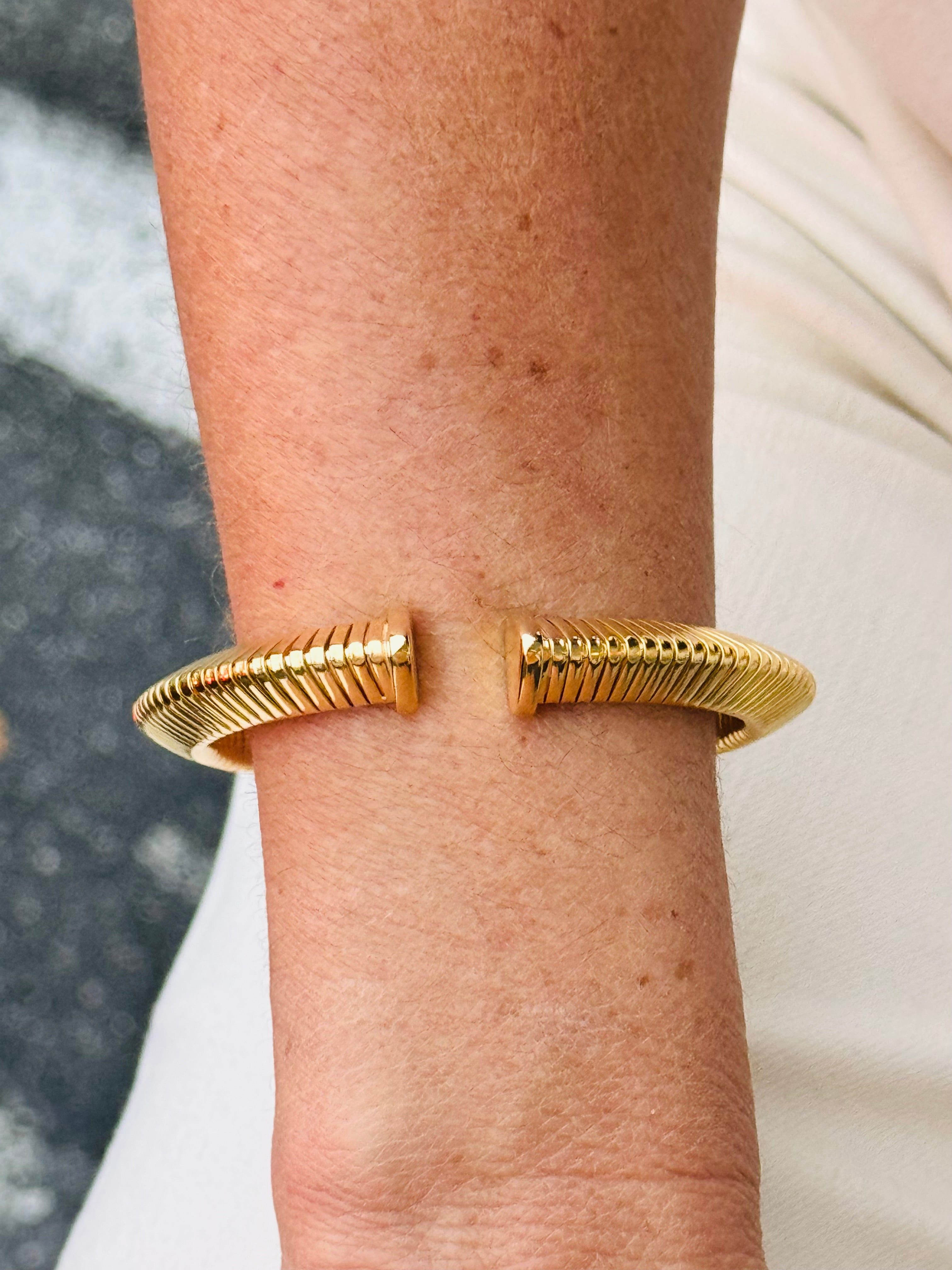 Silver high quality Gold Dipped Bracelet